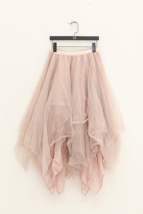 marc le bihan2592 irregular skirt ROSE PALE rose